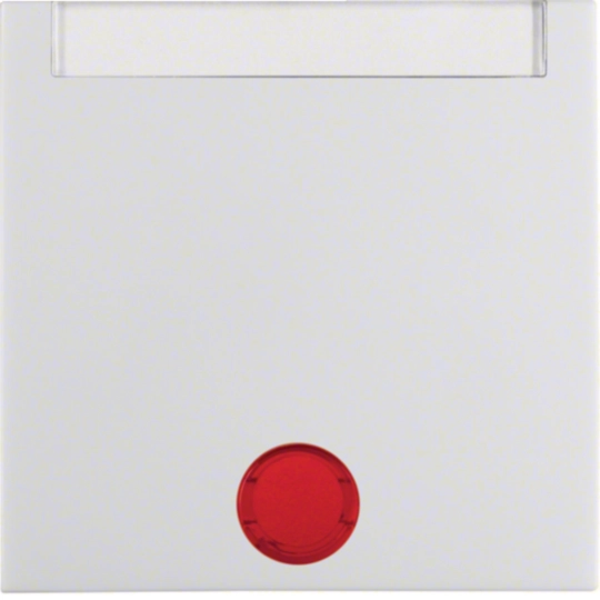 5316288999 - B.Kwadrat Klawisz z 5 dołącz. socz. i p.opis. do łączników 1-klaw., biały