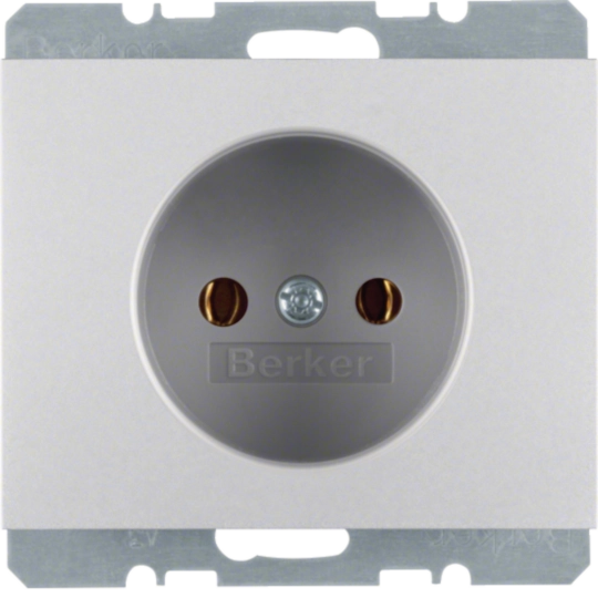 6167157003 - Steckdose ohne Schutzkontakt K.5 Alu