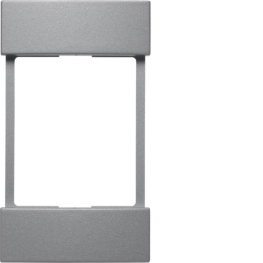 6511091404 - Adapter för centrumbrickor (55x55 mm) till ram för 2-vägs uttag, Silver, S.1