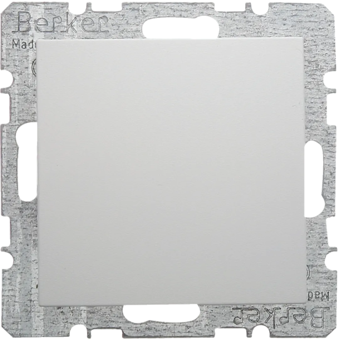 6710091909 - Cache-trou avec enjoliveur, support et griffes, S.1/B.3/B.7, blanc polaire mat