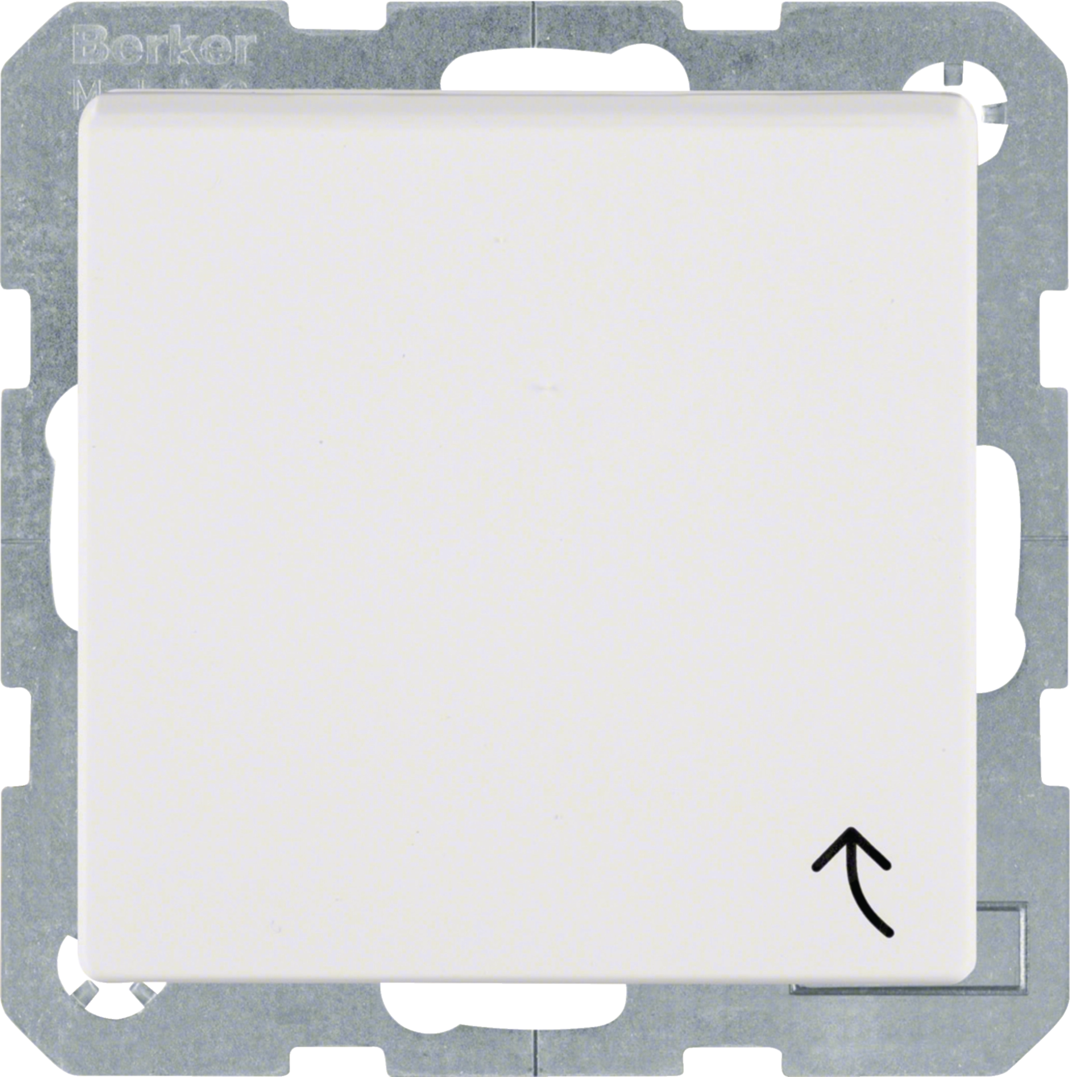 Erdstift Steckdose mit Klappdeckel S.1 IP44 polarweiß matt