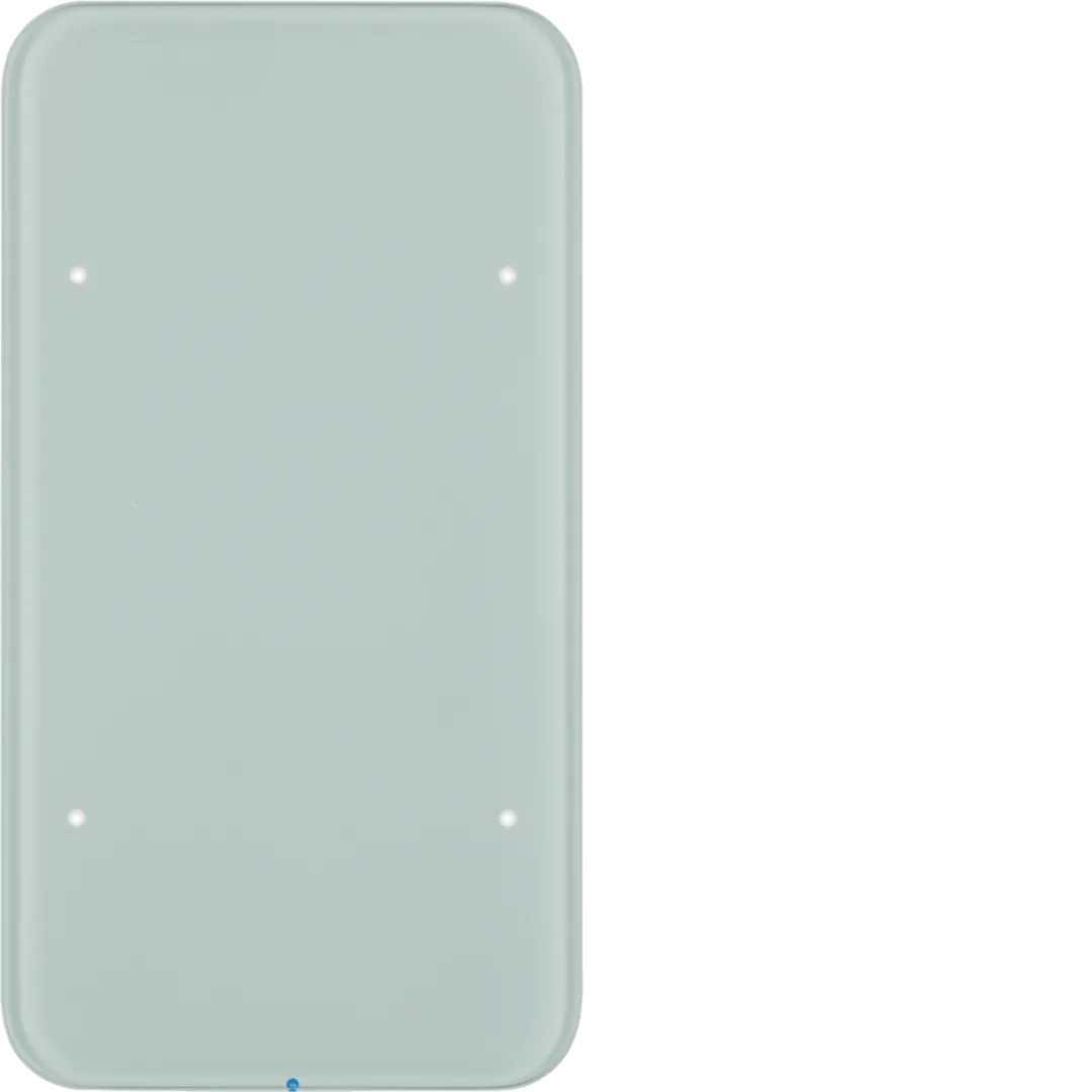 75141860 - Capteur tactile 2 postes Confort, KNX-R.1, verre blanc polaire