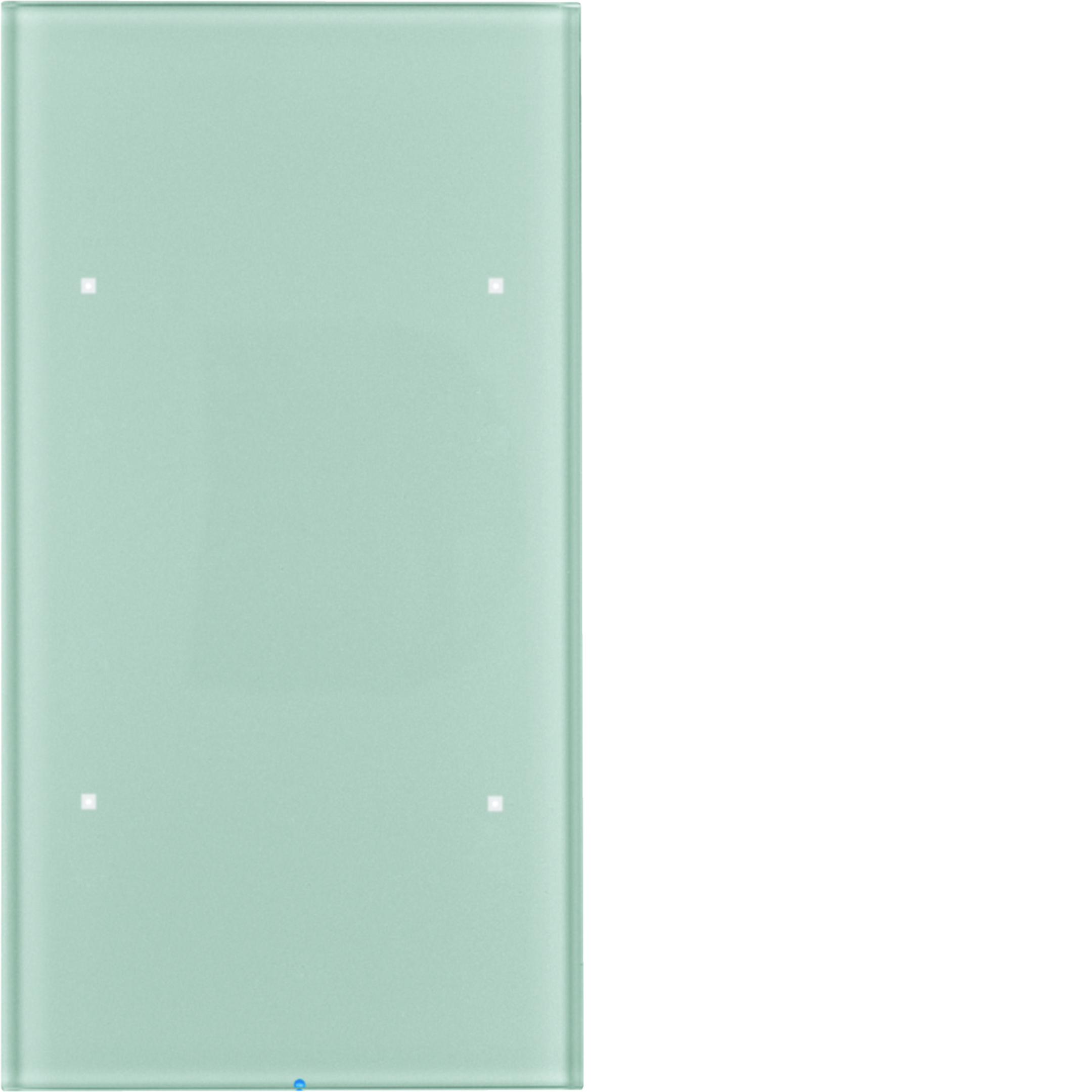 TS SENSOR VETRO KNX DOPP COMF. KNX ALU