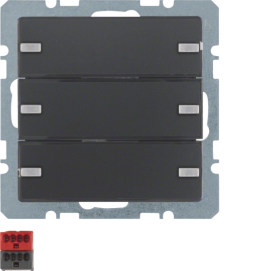 75143226 - Tastsensor, 3-v met BCU, berker Q.1/Q.3/Q.7, antraciet
