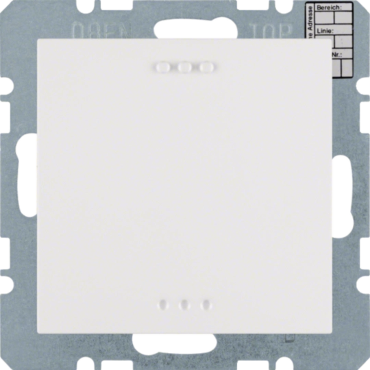 75441289 - KNX system S.1/B.3/B.7 Reg. temp. bez ster. ręcznego z interf. uniw., biały