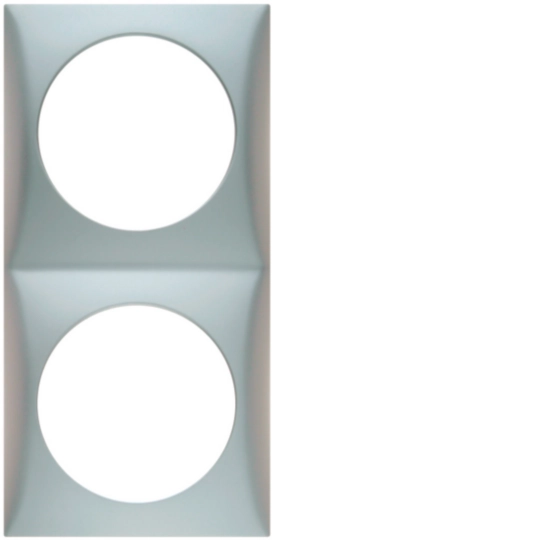 918262528 - Afdekraam 2-v, berker Integro flow, chroom mat gelakt