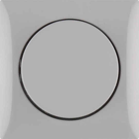 928912506 - Regulador 1-10 con marco, Integro, gris, brillo
