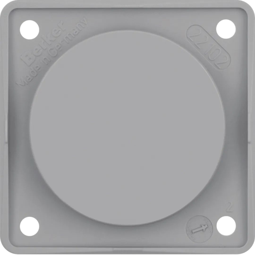 945162507 - Blindverschluss, Integro Modul-Einsätze, grau glänzend