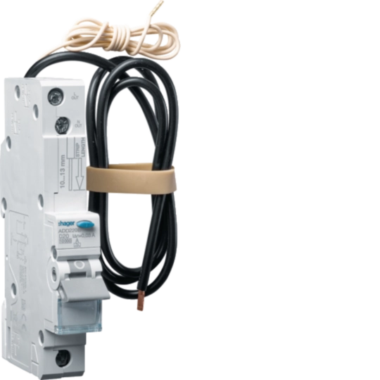 ADD220B - RCBO 1M 1P 10kA D-20A 30mA A