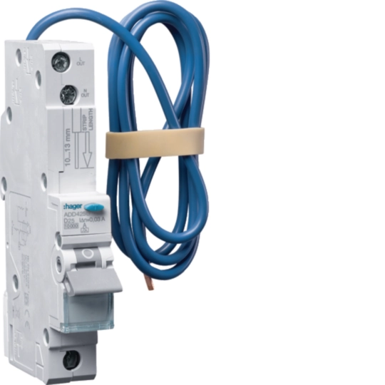 thumbnail image 2 of Hager 16A 1-Pole Circuit Breaker – B Characteristic, 6kA, 230/400V – MCB 2 of 5