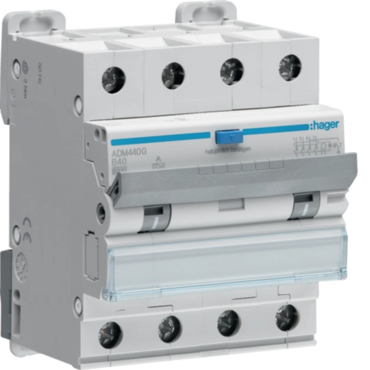ADM440G - Disjoncteur différentiel 4P 6kA B-40A 30mA type A