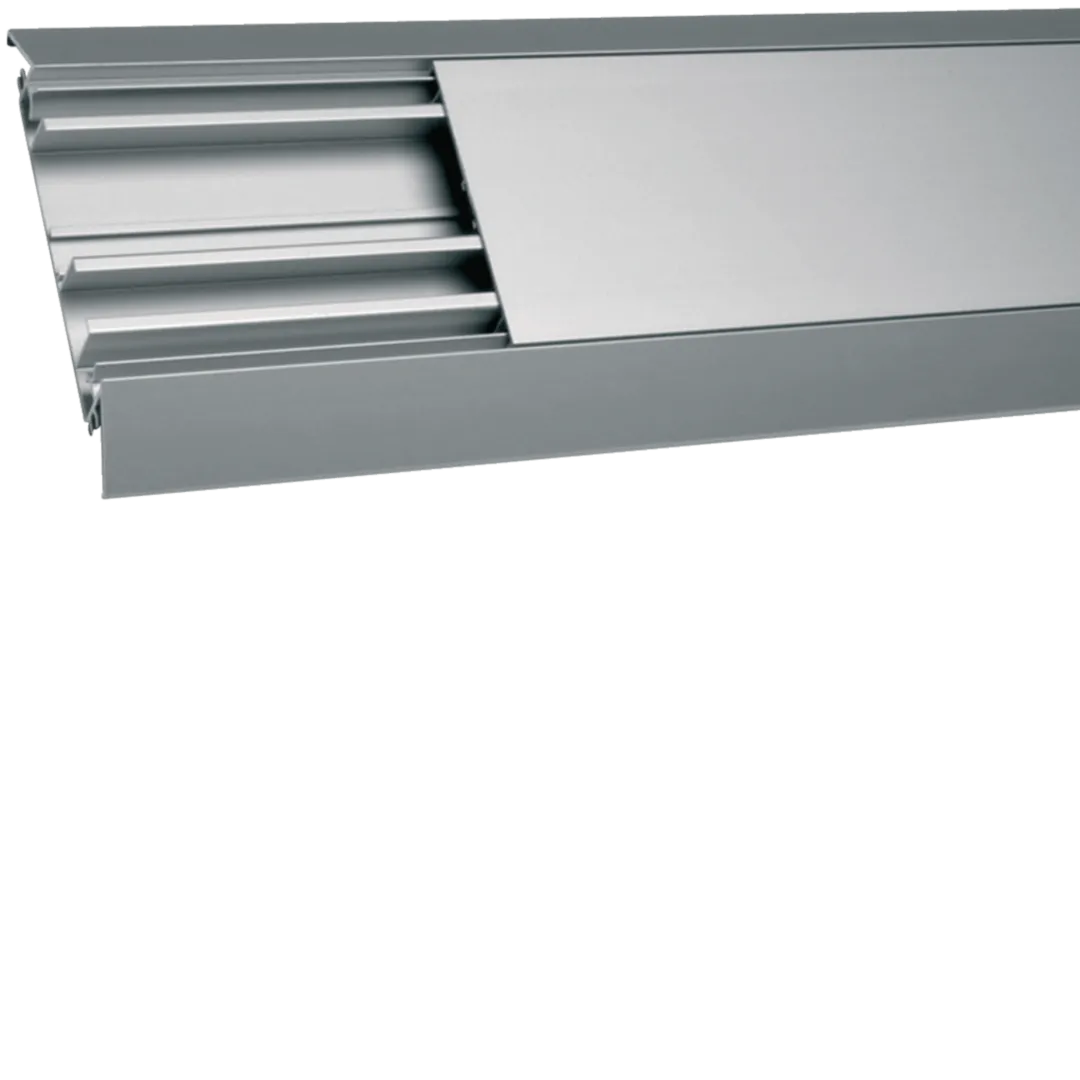 AKA181250ELN - Aufbodenkanal mit 2 Kammern aus Aluminium AKA 18x125mm eloxiert