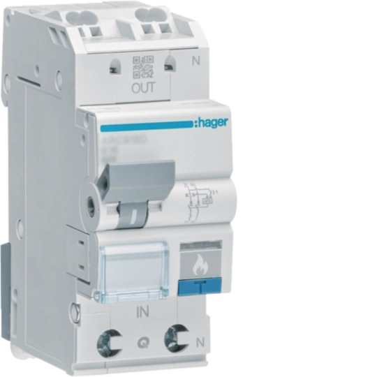 ARC963D - Fehlerlichtbogen-Schutzeinrichtung AFDD mit LS-Schalter 1P+N 6kA C-13A 2M