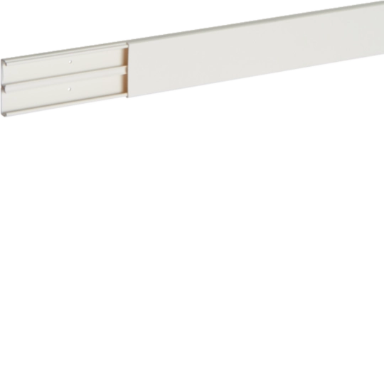 B00130 - Minicanale 2 scomparti con coperchio standard bianco TMC 40/2x10 W