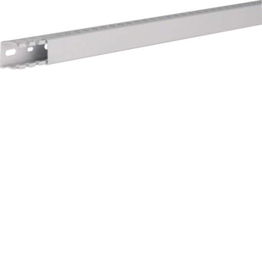 B00205 - Canaletta per cablaggio HF modulo 12,5 feritoia 5 grigio chiaro TD-HF 25X25 LG