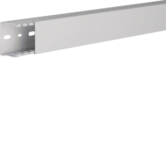 B00208 - Canaletta per cablaggio HF modulo 12,5 feritoia 5 grigio chiaro TD-HF 50X37 LG