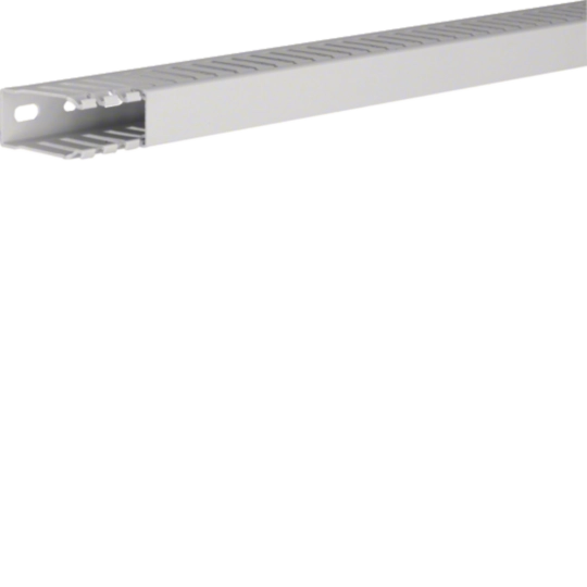 B00209 - Canaletta per cablaggio HF modulo 12,5 feritoia 5 grigio chiaro TD-HF 25X50 LG