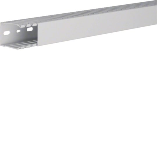 B00210 - Canaletta per cablaggio HF modulo 12,5 feritoia 5 grigio chiaro TD-HF 37X50 LG