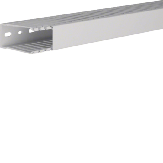 B00215 - Canaletta per cablaggio HF modulo 12,5 feritoia 5 grigio chiaro TD-HF 37X75 LG