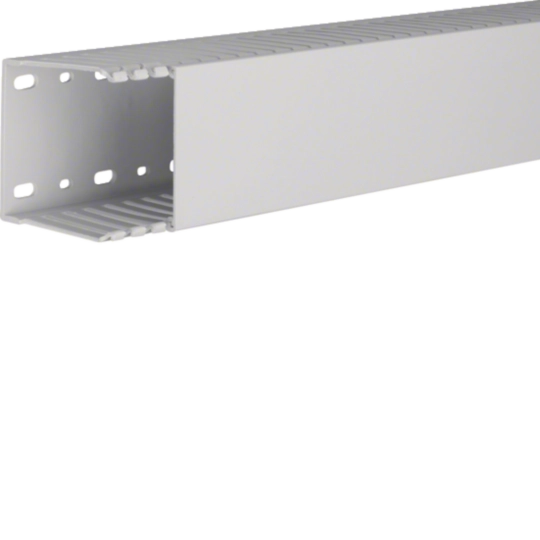 B00217 - Canaletta per cablaggio HF modulo 12,5 feritoia 5 grigio chiaro TD-HF 75X75 LG