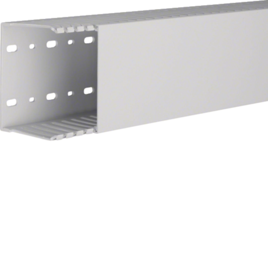 B00218 - Canaletta per cablaggio HF modulo 12,5 feritoia 5 grigio chiaro TD-HF 100X75 LG