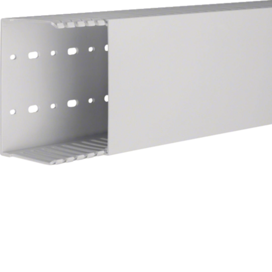 B00219 - Canaletta per cablaggio HF modulo 12,5 feritoia 5 grigio chiaro TD-HF 125X75 LG