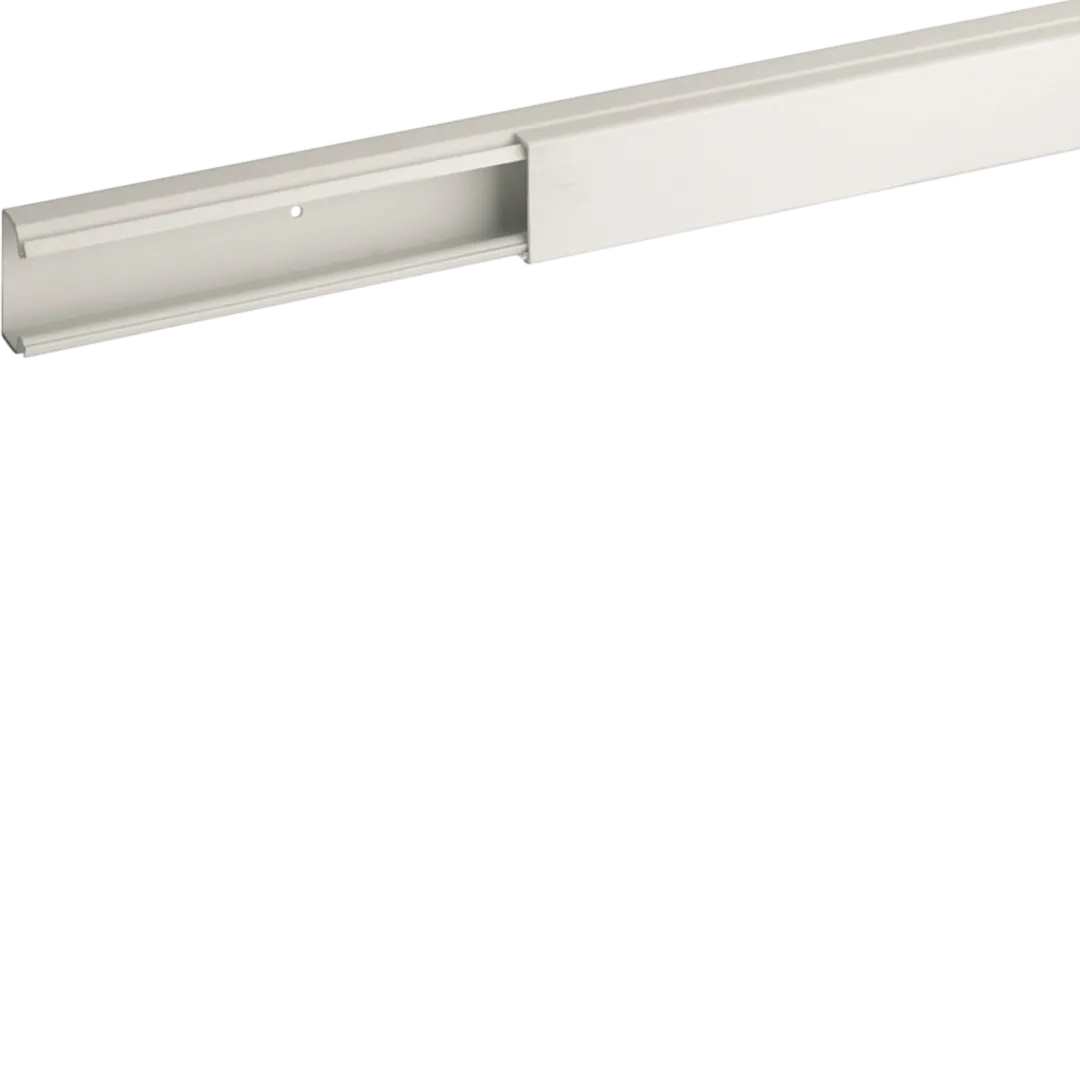 B00603 - TMC 25/1x17 W Minicanale monoscomparto con coperchio standard BIANCO