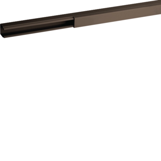 B00691 - Minicanale monoscomparto con coperchio standard marrone TMC 15/1x17 B