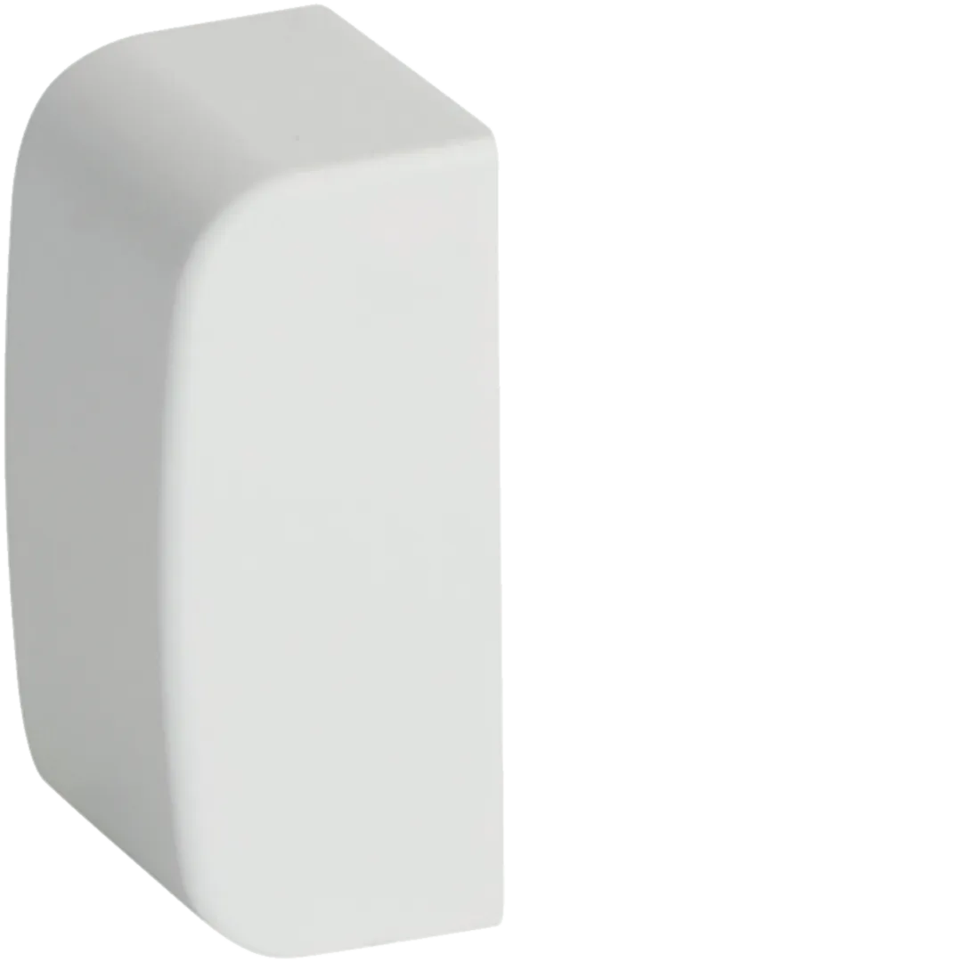 B01680 - LD 32x13 WE Terminale per Canale Design BIANCO EVEREST