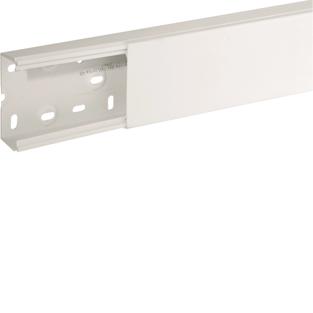 B01850 - TA-N 80x40 W Canale porta apparecchi e porta cavi BIANCO