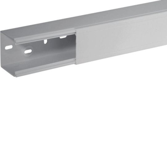 B01857 - Canale porta apparecchi e porta cavi grigio completo di coperchio TA-N 60x60 G