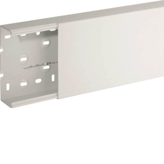B01864 - Canale porta apparecchi e porta cavi bianco completo di coperchio TA-N 150x60 W