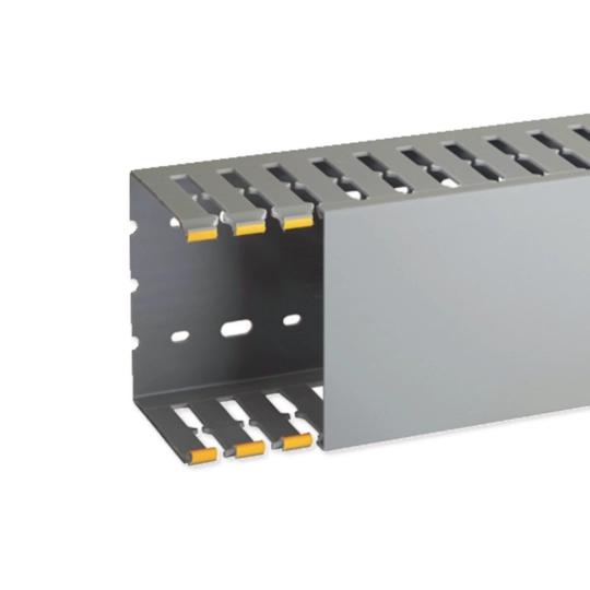 B02574 - Canaletta con coestruso morbido modulo 20 feritoia 8 grigio T1-N 100x80 G