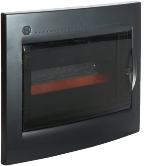 B04109 - IP40 INC 12 NE Centralino 12 moduli portella fumè Pablo IP40 Incasso NERO