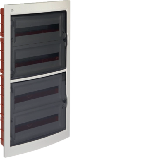 B04147 - Centralino 72 moduli con portella fumè Pablo IP40 Incasso bianco IP40 INC 72 W