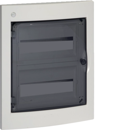 B04225 - CEN IP40 INC 24 W0 Coperchio centralino portella fumè Pablo IP40 Incasso BIANCO