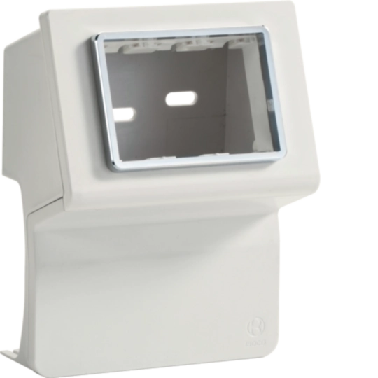 B04266 - Scatola porta apparecchi Pepita 3 moduli linea TCN bianco SCN 3 AP W