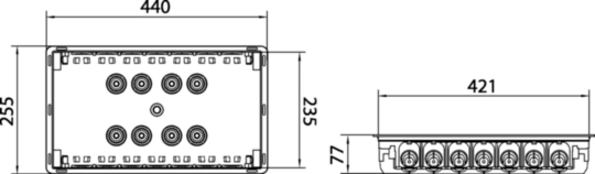 B04925 - Scatola per cartongesso per centralino Pablo Style 18 moduli STY SIC 18 CAR