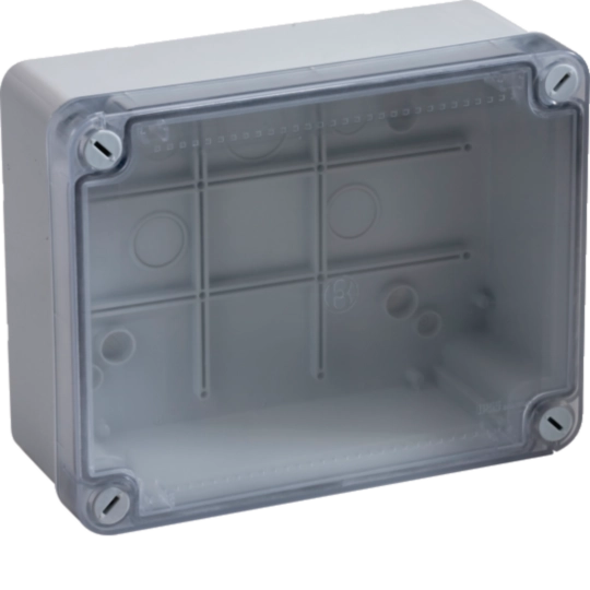 B05619 - Cassetta di derivazione trasparente 240x190x90 1/4 di giro IP56 05 TRASP