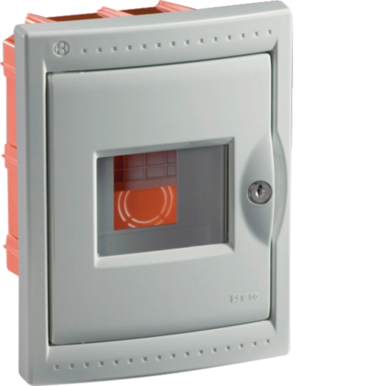B05767 - Centralino incasso 4 mod con guida DIN Pablo Emergenza grigio IP55 CE 04 INC GRI