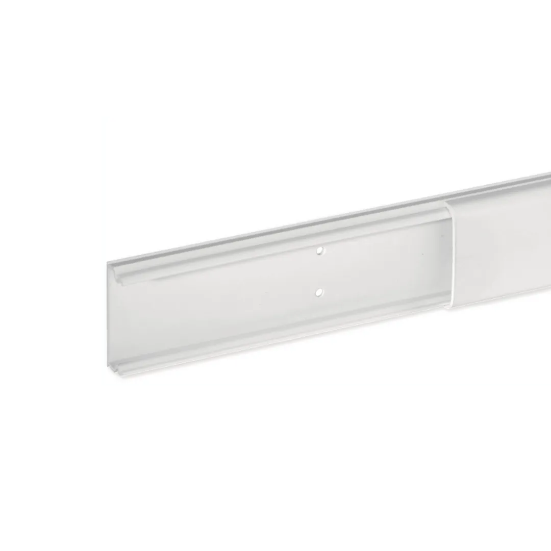 B08802 - Moulure Optima TM 32x12,5 1 compartiment blanche