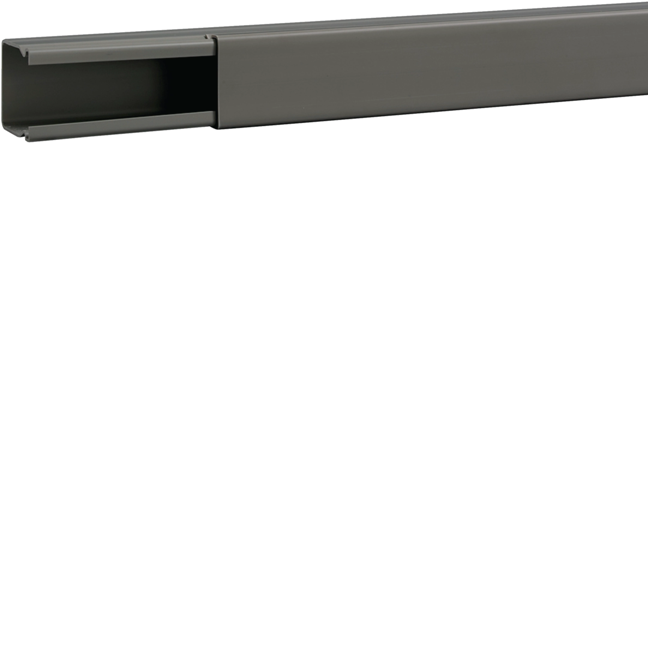 B4004007030O - Verdrahtungskanal ohne Boden-/Seitenstanzung aus PVC BA6 40x40mm steingrau