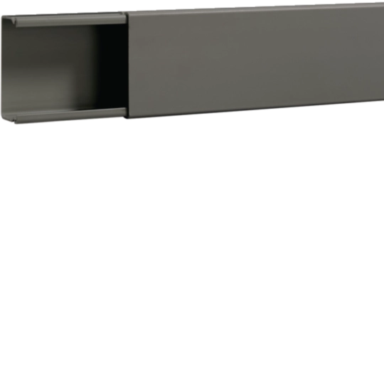 B4008007030O - Verdrahtungskanal ohne Boden-/Seitenstanzung aus PVC BA6 40x80mm steingrau