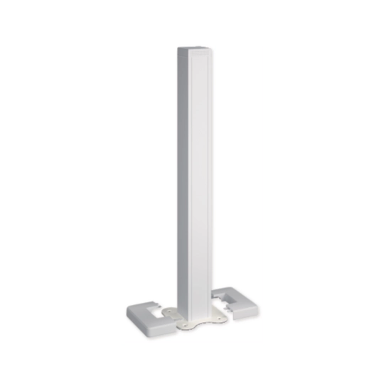 B45301 - Colonnette speed Tercia CLS-C45 1 face hauteur 650mm alu blanc