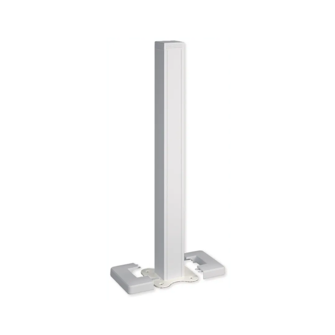 B45301 - Colonnette speed Tercia CLS-C45 1 face hauteur 650mm alu blanc