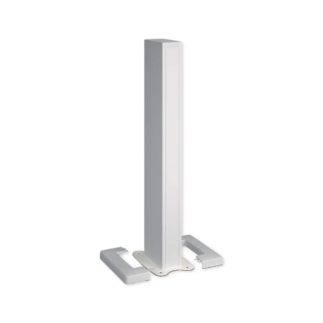 B45306 - Colonnette speed Tercia CLS-C45 2 faces hauteur 650mm alu blanc