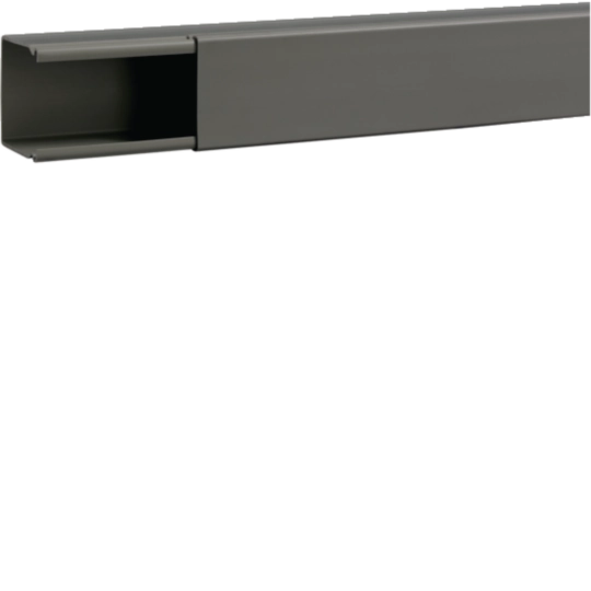 B6006007030O - Verdrahtungskanal ohne Boden-/Seitenstanzung aus PVC BA6 60x60mm steingrau