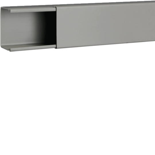 B6008007030O - Verdrahtungskanal ohne Boden-/Seitenstanzung aus PVC BA6 60x80mm steingrau