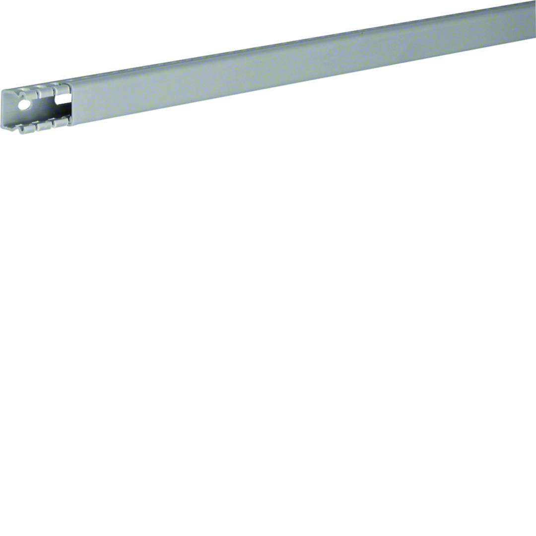 Perforált huzalozócsatorna 18mm 15mm x 2000mm gránitszürke alap-perforált 6mm fedéllel BA6 Hager