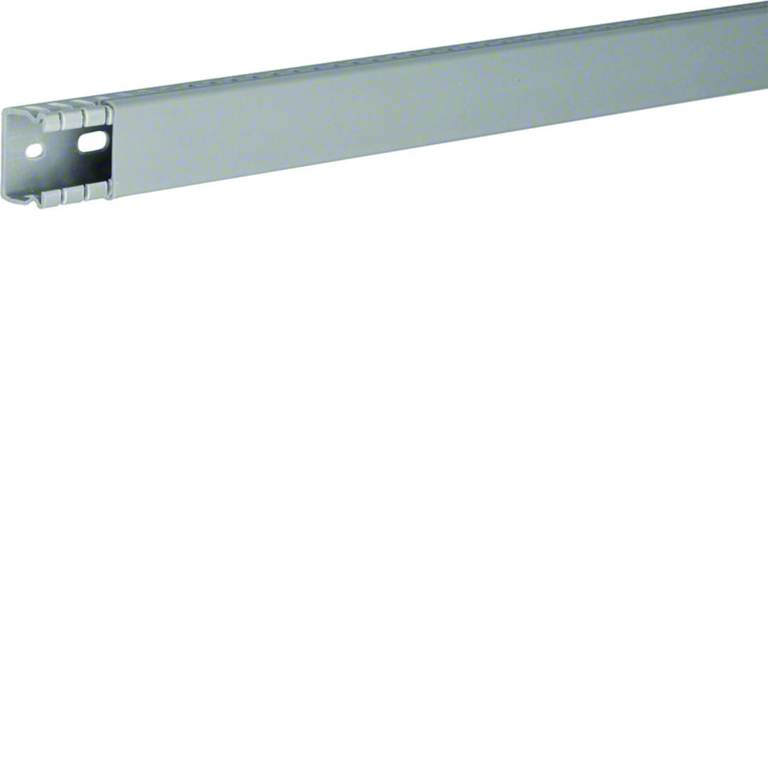 Perforált huzalozócsatorna 21mm 32mm x 2000mm gránitszürke alap-perforált 6mm fedéllel BA6 Hager